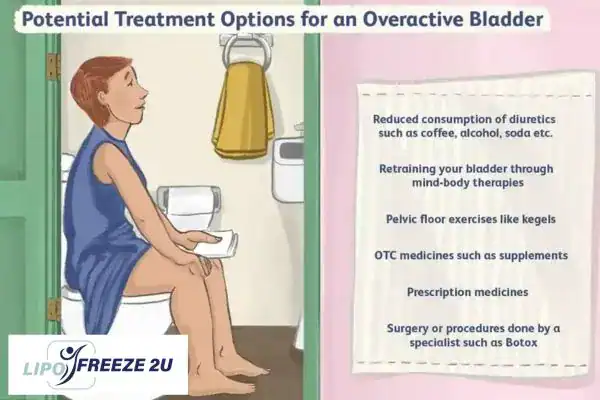 image of woman on toilet because of an overactive bladder West Sussex